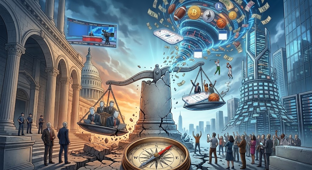 As prediction markets smash volume records driven by global events like the FIFA World Cup 2026, institutional infrastructure begins to solidify, even as platforms face a widening gulf of regulatory scrutiny and promotional challenges